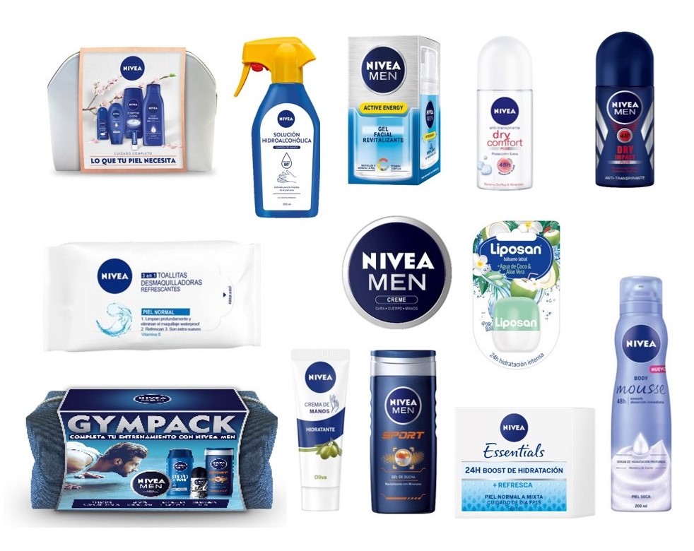 Pack Mixto Nivea para Sorteo Aefat Día Mundial EERR